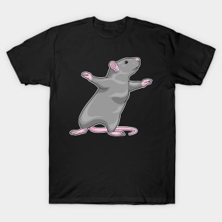 Rat Yoga Fitness T-Shirt